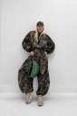 giacchino camouflage crop con zip  rebel